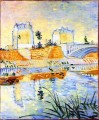 The Seine with the Pont de Clichy Vincent van Gogh